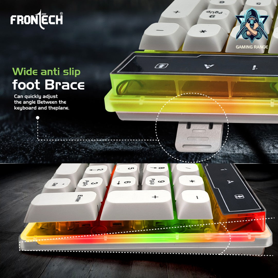 Frontech Nova Knight Wired Gaming Set: Rainbow LED, 104 Keys, 1600 DPI (KB-0045) Frontech Nova Knight Wired Gaming Set: Rainbow LED, 104 Keys, 1600 DPI (KB-0045)